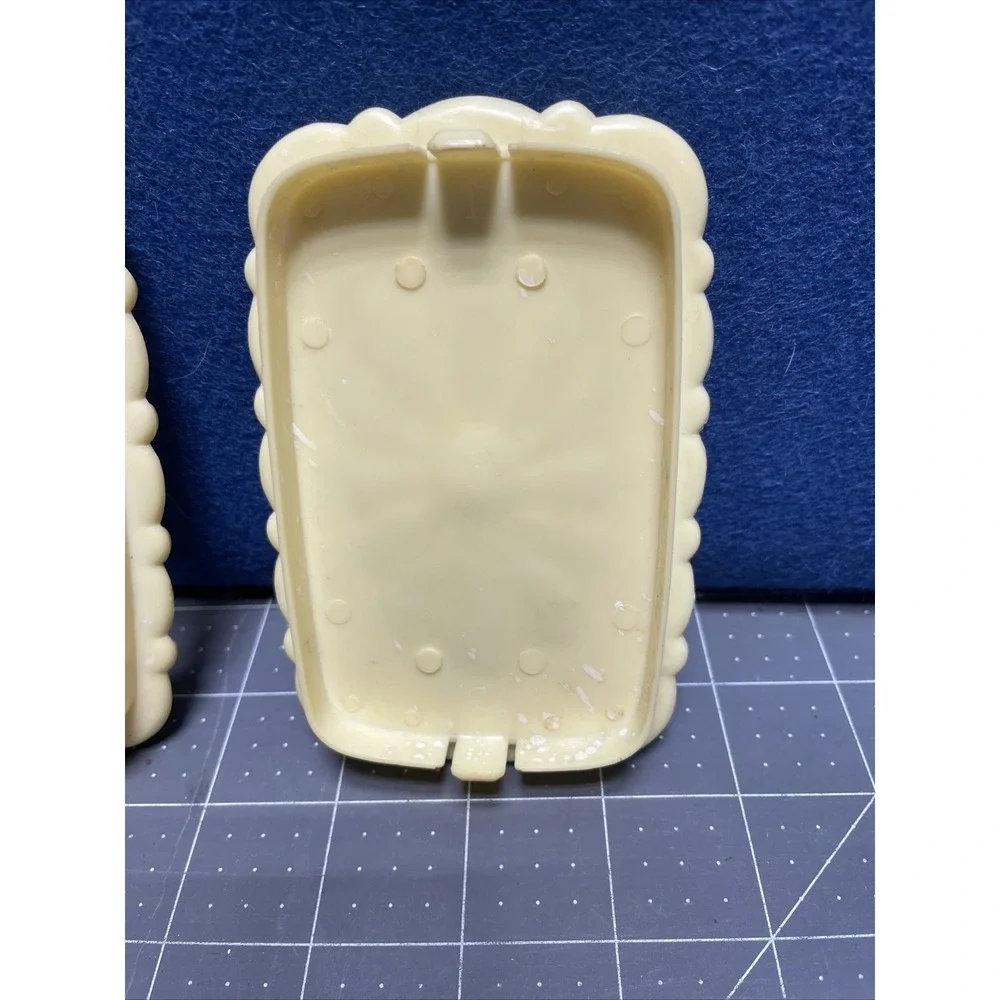 1970s Bathroom 2pc-Wall Mount Soap & Toothbrush Holders‎ REPLACEMENT Pieces
